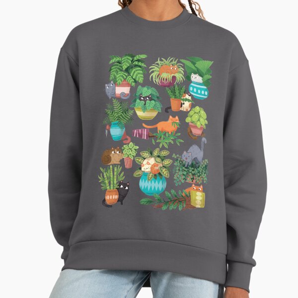 Cats And Plants Sweatshirt