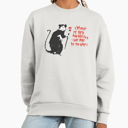 BANKSY | Out Of Bed Rat Sweatshirt