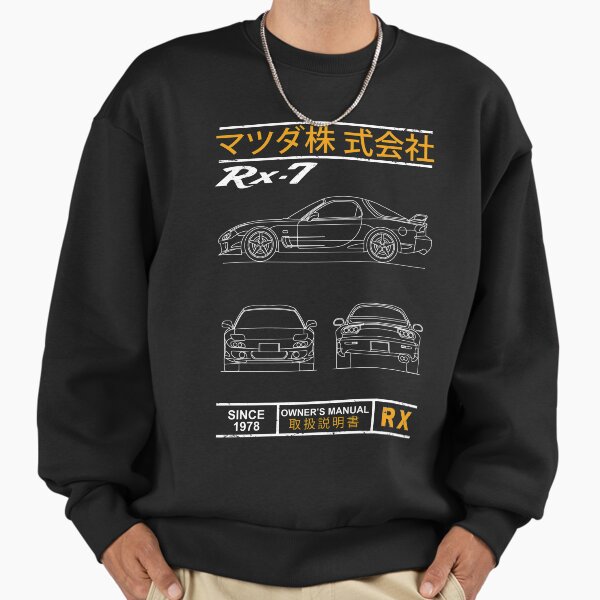 Blueprint of the RX7 Sweatshirt