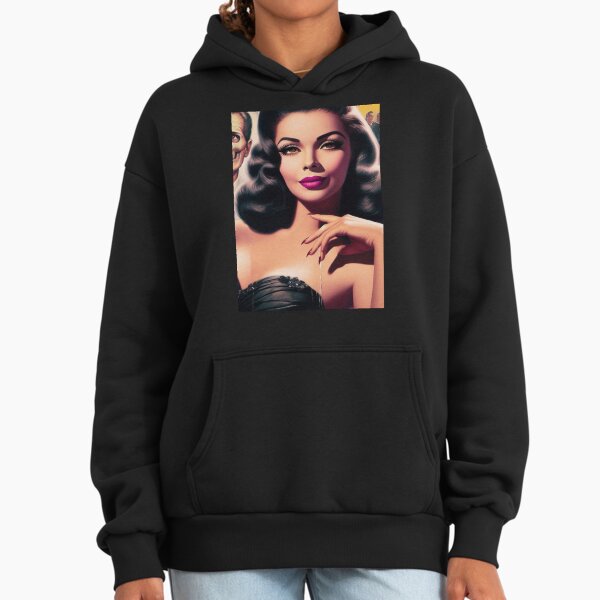 Retro Glam Pinup Hoodie