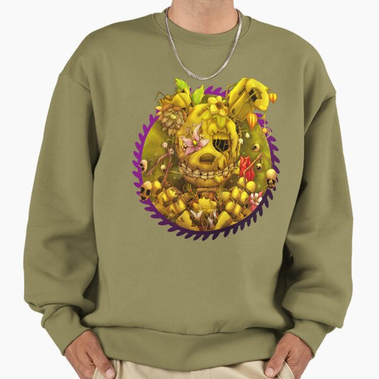 Spring Flowers (Sunset Grass Background) Sweatshirt