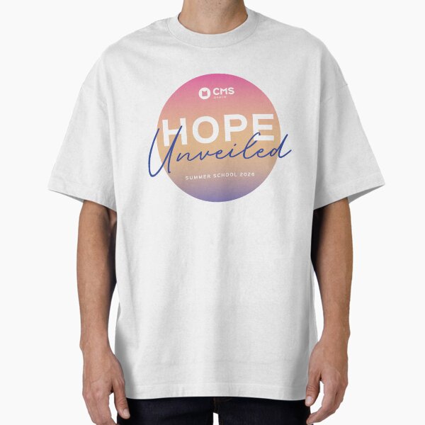 (Please select pink, white or heather grey) CMS Summer School 2026 t-shirt T-Shirt