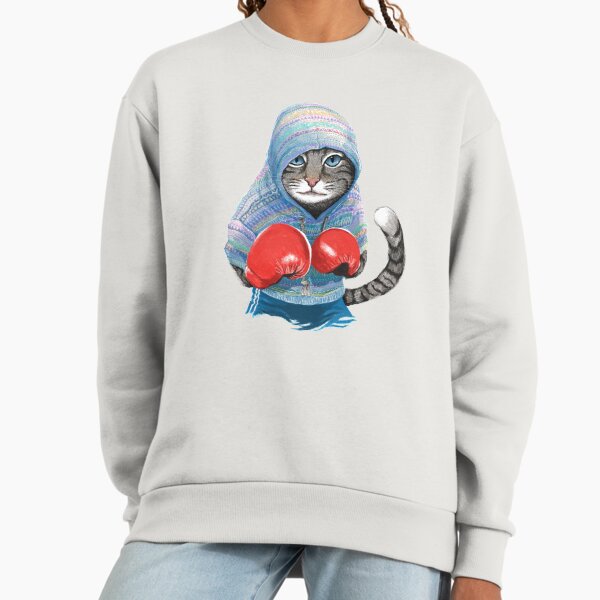 Boxing cat Sweatshirt