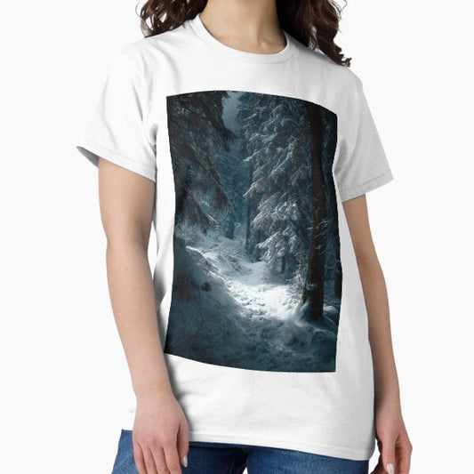 Forest Photography Winter T-Shirt