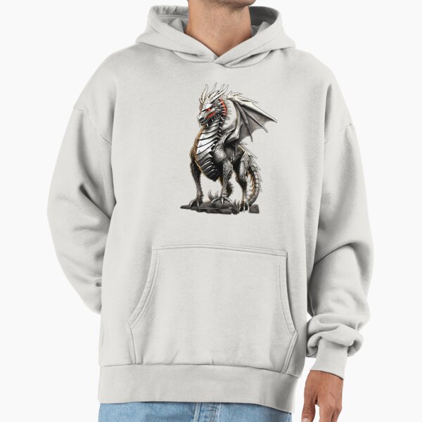 Enchanted Knight and Dragon in Legendary Fantasy Hoodie