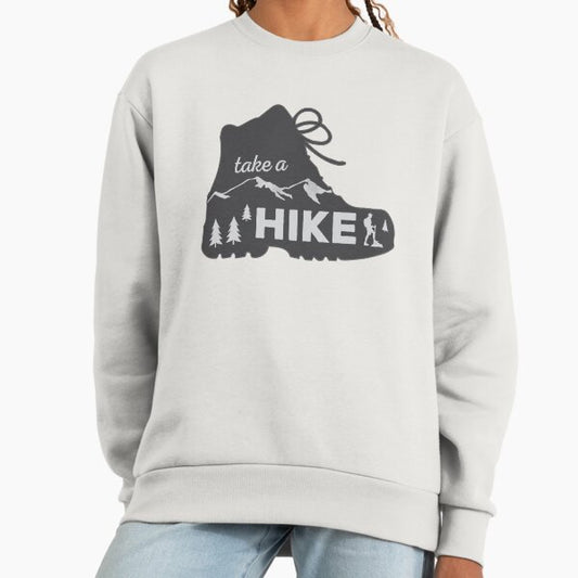 Take a Hike - Hiking Sticker Sweatshirt