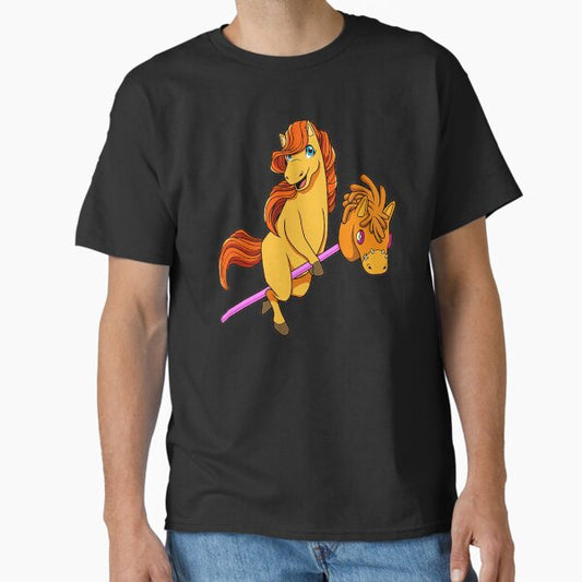 Horse riding on hobbyhorse Hobby Horsing T-Shirt