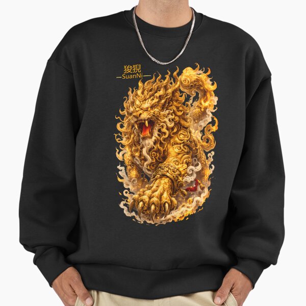 Suanni Chinese Mythical Lion Guardian Sweatshirt