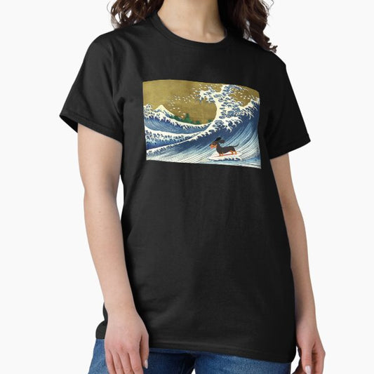 Black Dachshund Weiner Dog T-Shirt