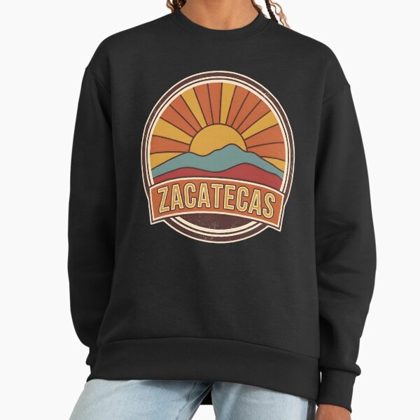 Zacatecas Retro Sunset Badge – Vintage Mexico Pride Design Sweatshirt