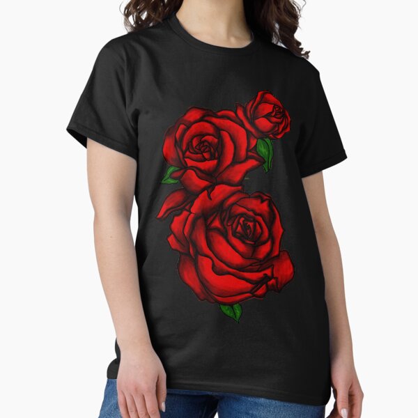 Dark Red Roses T-Shirt