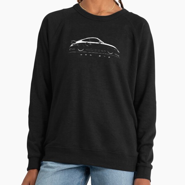 Porsche 911 996 GT2 line illustration Lightweight Sweatshirt