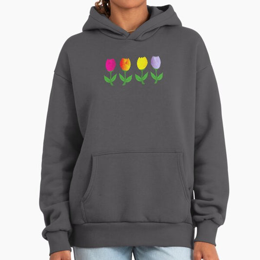 Spring Tulips Shirt, by DAM Creative, Hoodie