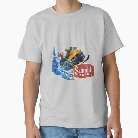 Schmidt Beer Snowmobile T-Shirt
