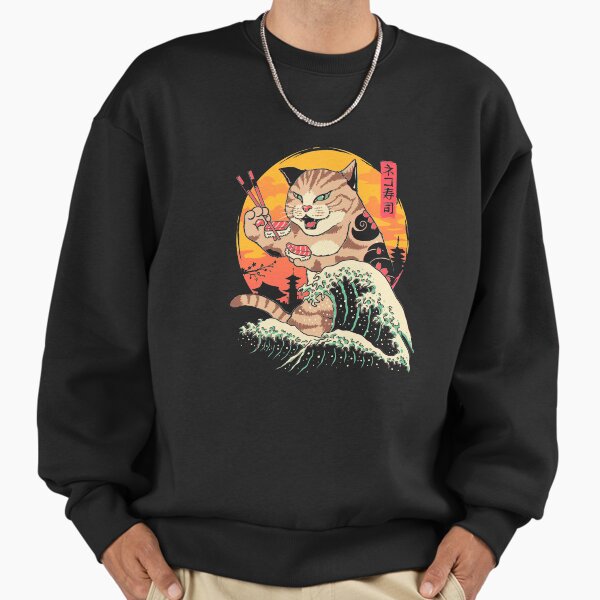 Neko Sushi Wave Sweatshirt