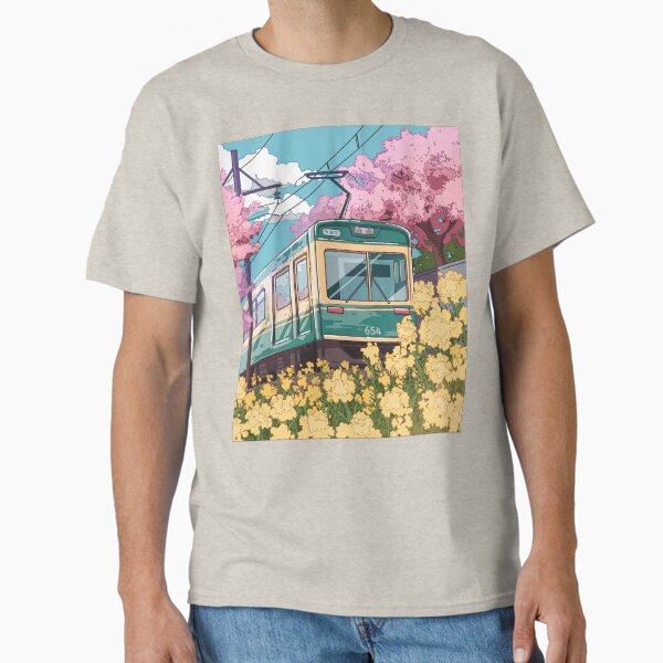 The Japanese train and the spring traveling T-Shirt