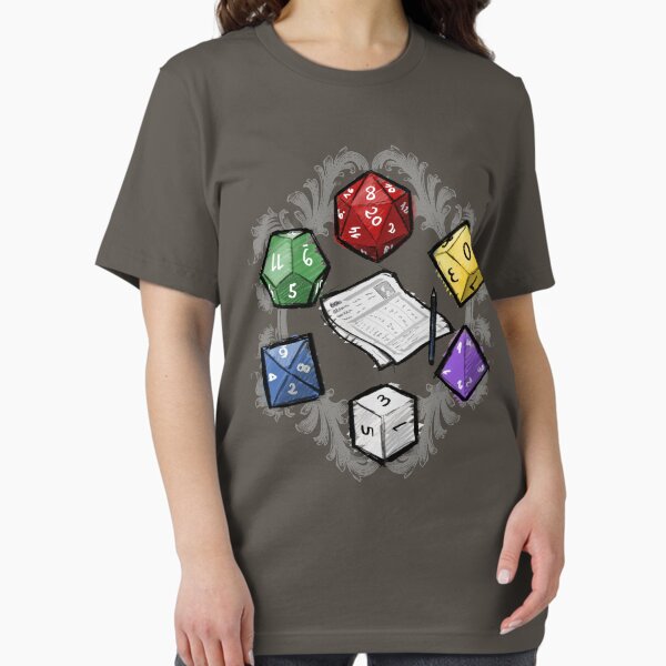 RPG DICE set and DICE PATTERN T-Shirt