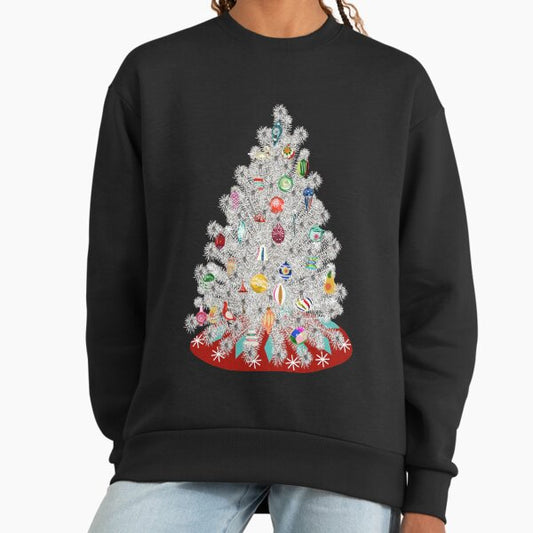 Vintage Aluminum Christmas Tree Sweatshirt