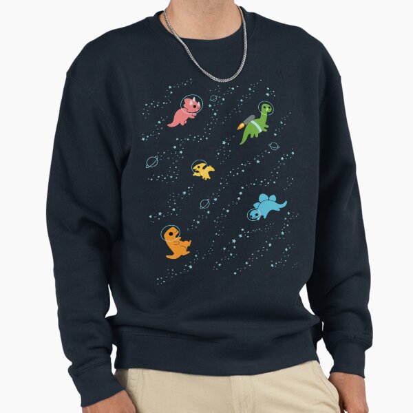 Dinosaurs In Space Pattern Sweatshirt