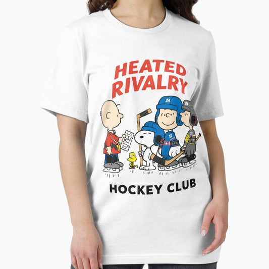 Snoopy Heated Rivalry, Dog Hockey Club T-Shirt