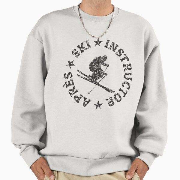 Apres Ski Instructor Seal (Vintage Black) Winter Sports Skier Sweatshirt