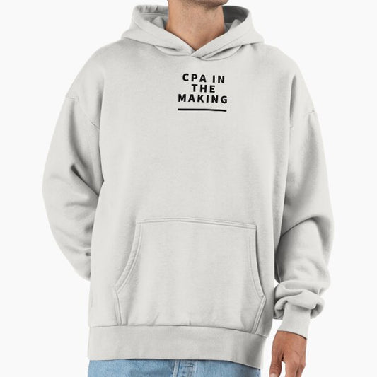 CPA in the making Future CPA Stylish Text Design. Hoodie