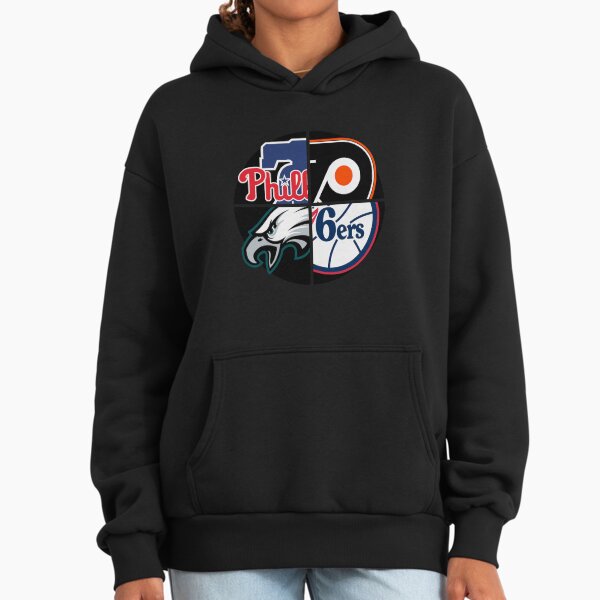 Philadelphia Sports Quad Sticker Hoodie
