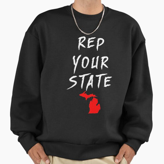 REP YOUR STATE Michigan Sweatshirt