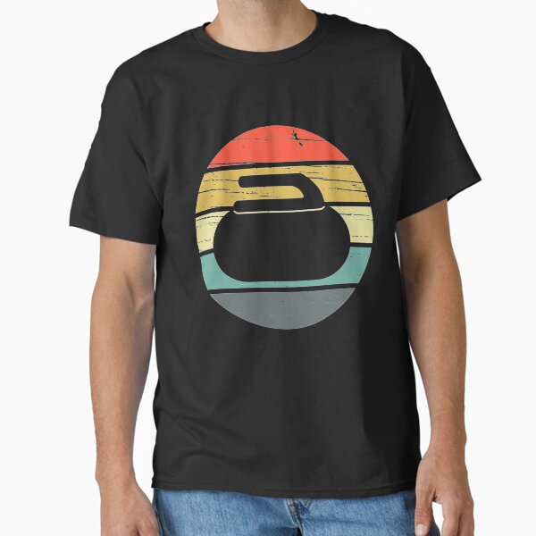 Curling Vintage Retro T-Shirt