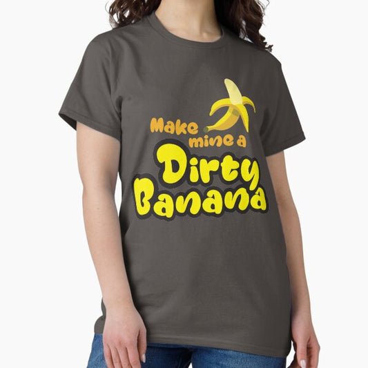 Dirty Banana - Cocktail - Yellow and Black T-Shirt