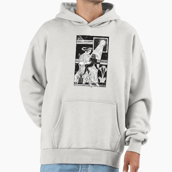 Pasiphae and the Infant Minotaur - Ancient Greek Vase Art Inspired Illustration Hoodie
