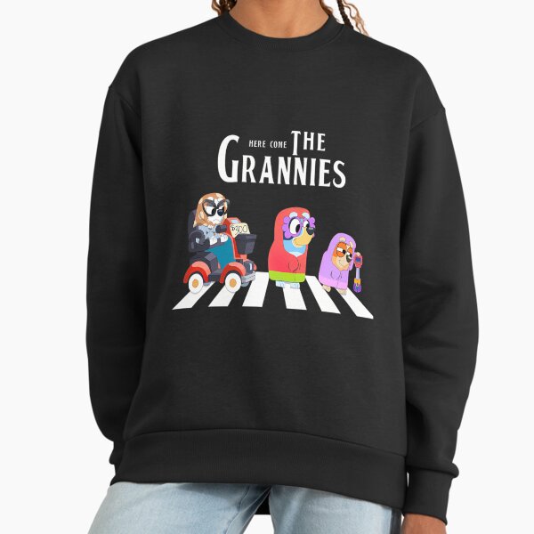 Bluey Here Come The Grannies Band Style Sweatshirt