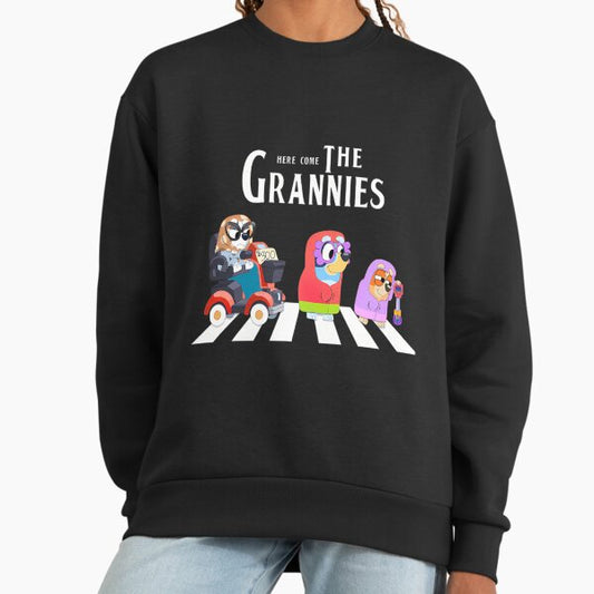 Bluey Here Come The Grannies Band Style Sweatshirt