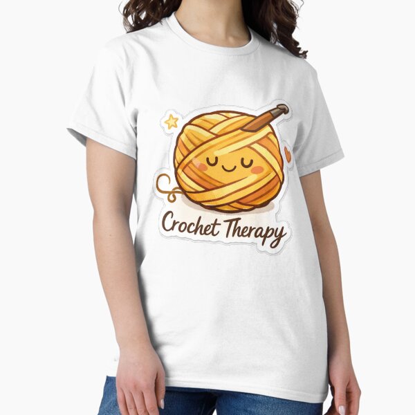 Crochet Therapy – Cozy Yarn For Crochet Lovers T-Shirt