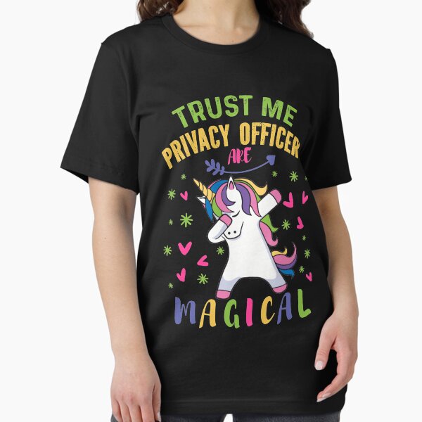 Cute Unicorn Privacy Officer Gift T-Shirt