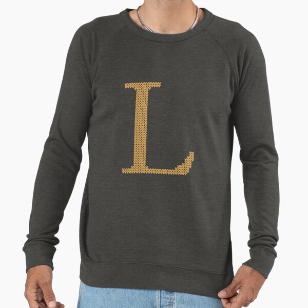 Weasley Sweater Letter L Lightweight Sweatshirt