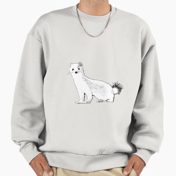 Ermine (the Weasel in Winter) Sweatshirt