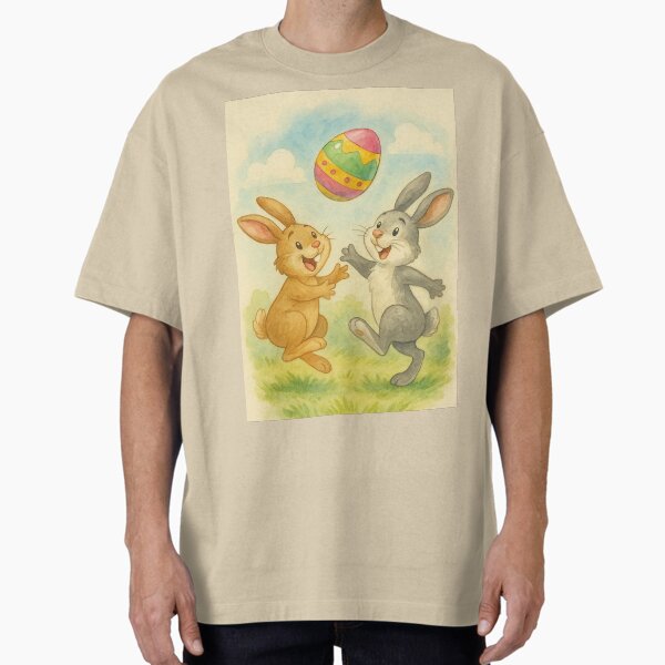 Two Easter bunnies are playing rugby T-Shirt