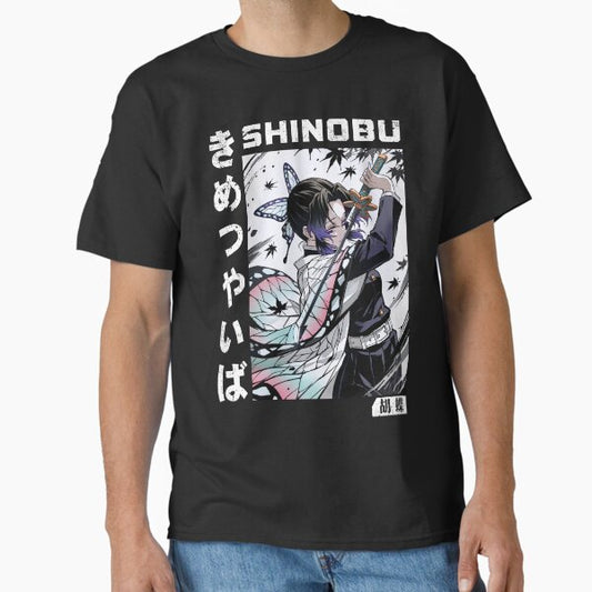 Demon Slayer Kocho Shinobu: Inked Slashes T-Shirt