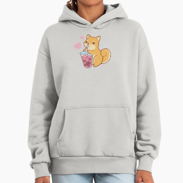 Bubble Tea Shiba Hoodie
