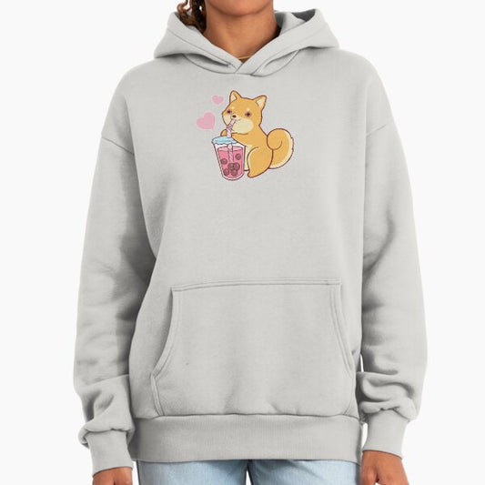 Bubble Tea Shiba Hoodie