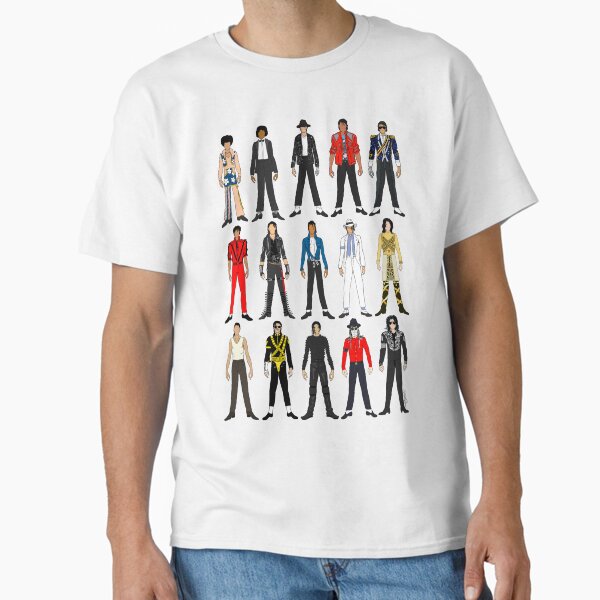 Outfits of King Jackson Pop Music Fashion T-Shirt
