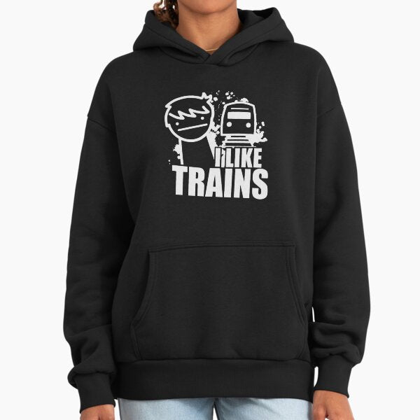 I Like Trains - ASDF Movies Hoodie