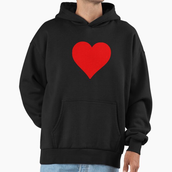Heart Shape Love Pattern Simple Hoodie