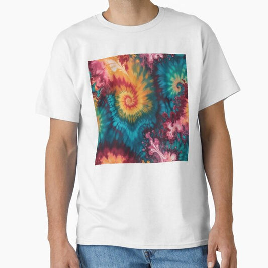 Colorful Psychedelic Swirl Patterns T-Shirt