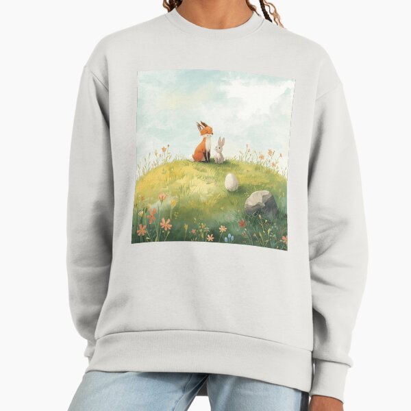 Spring & Easter • A Hill, a Pause, and Spring Sweatshirt