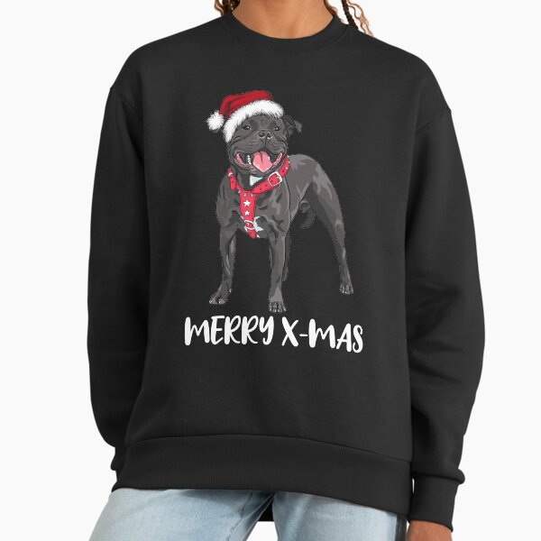 Staffordshire Bull Terrier Christmas Merry X-Mas Gift Idea Sweatshirt