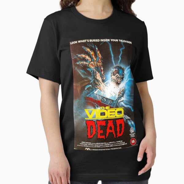 The Video Dead (Full VHS Cover) T-Shirt