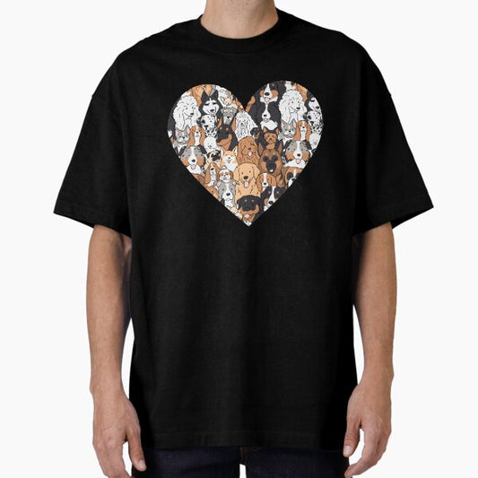 So many dogs! A cute cartoon dog breeds illustration pattern T-Shirt