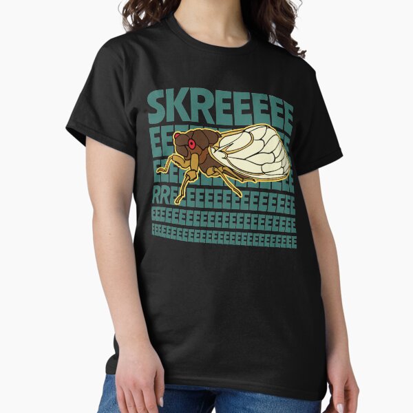 Funny Cicada Brood X 2021 Cicada Noise Skreeeeee T-Shirt